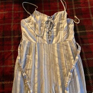 Striped romper